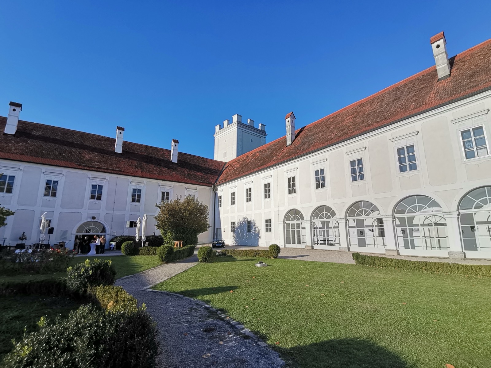 Innenhof als Kulisse für Zukunftsthemen